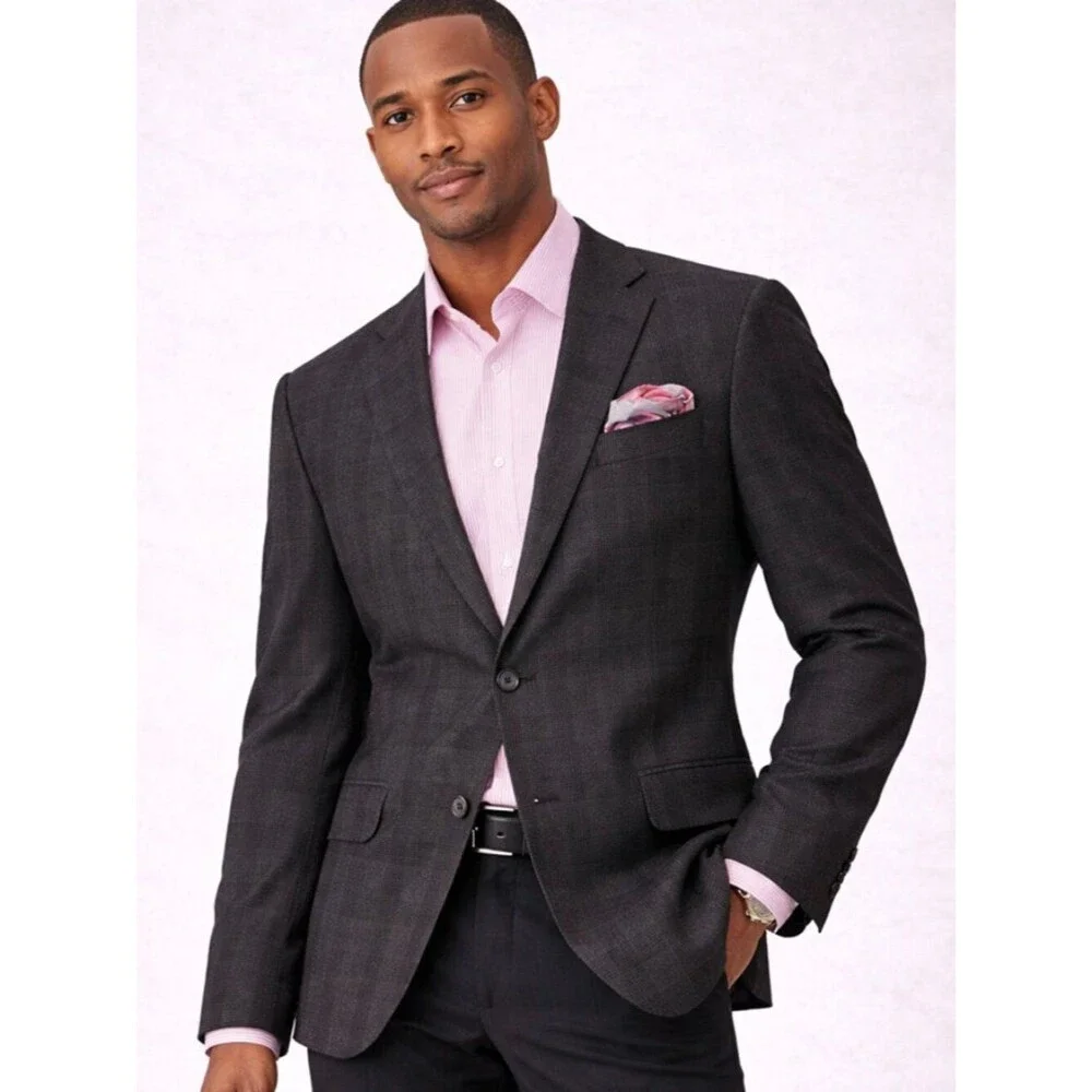 Ben Sherman Wool Check Blazer